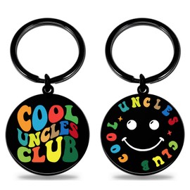 Uncle Keychain Baby Announcement Promoted To Uncle Best Uncles Gifts From Niece Nephew Funny Birthday Fathers Day Christmas Best Uncle Ever Presents Cool Uncles Club