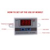Temperature Controller Digital Thermostat with Waterproof Probe Thermostat Control Switch