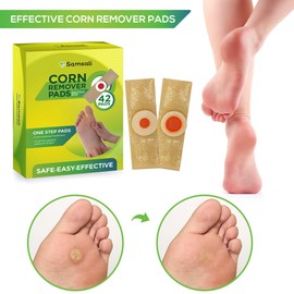 Corn Remover Bandage for Feet and Toes: 42-Pack Corn and Small Callus Removal Pads - Small Callus Treatment for All Ages - Use at Home or Outdoors