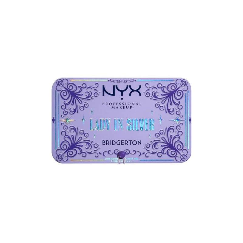 Nyx Professional Makeup, Bridgerton Paleta de Rubor, Tono: Lady in