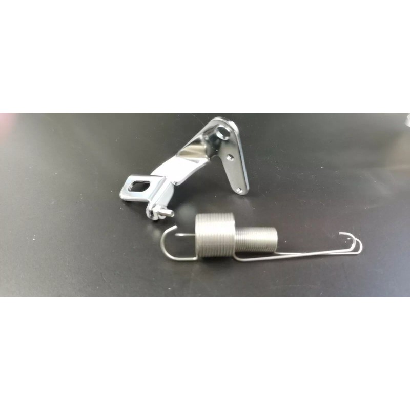 Rodspeedracing Billet Alum 5"x2" Gas Pedal+Black Throttle Cable Bracket Spring