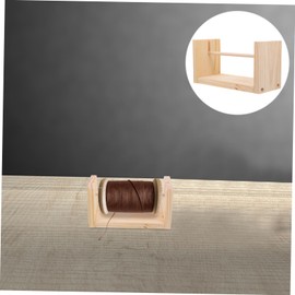 OSALADI 1 Set Durable Wooden Thread Holder Organizer Rotate Spool Tool for Knitting and Crochet Lightweight Portable Design with Base for Stability Enhance Your Yarn Crafting Efficiency