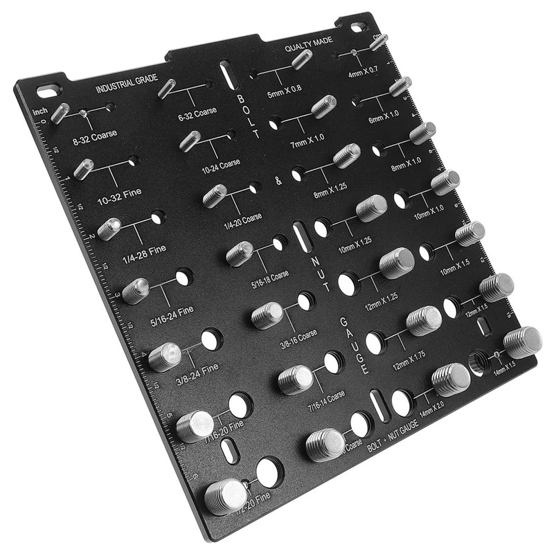 Sarini Screw, Nut And Bolt Thread Checker Includes Measuring Gauge