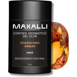 Desodorante Natural Chabacano y Ámbar en Barra Para Axilas y Cuerpo Sin Aluminio, Sin Bicarbonato Vegano, Zero Waste, Unisex 75 g No Mancha La Ropa Control Enzimático del Olor