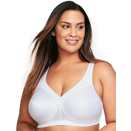 Glamorise Women's MagicLift Active Support Bra, White, 46I