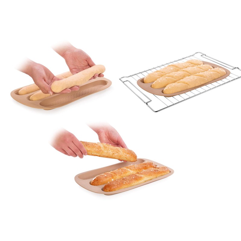 Tescoma Baguette Pan Della Casa, Assorted, 36.9 x 21.6 x