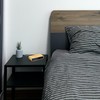 Mooov Bamboo Alarm Clock with LED Display, Black, Indoor Temperature,