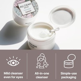 [Pack of Two] Heimish All Clean Balm/Cleansing Balm with Ponytail Elastics