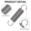 GUNGY Tension Springs with Hooks Stainless Steel Tension Spring 60