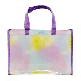 Kiejun KF604-07 Pool Bag, Beach Bag, For Boys, Girls, Pool, Beaching, Children, Transparent, Waterproof, Elementary School Students, Kindergarten, Nursery School, Plastic Bag, RA Bubble