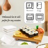 Wuqoioo Ceramic Soy Sauce Dish, 6pcs Sushi Dipping Sauce Bowls