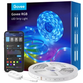 Govee WiFi LED Strip 5 m, Smart RGB LED Strip, App Control, Music Sync, Works with Alexa and Google Assistant, Colour Changing DIY Decoration for Bedroom, Living Room