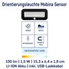 Müller-Licht Mobina Sensor 15 LED Batterieleuchte Orientierunglicht Nachtlicht, 15cm Länge,
