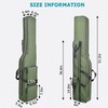 FUSIGO Fishing Rod Case Fishing Pole Bag 4.27ft Waterproof Fishing