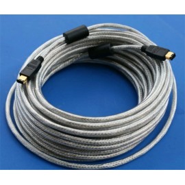 PCCABLES.COM 10M 30ft Firewire IEEE 1394 6P to 6P Cable 6-6 HDD Digital Camcorder PC MAC DV