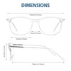 CGID CN79 Classic Nerd Glasses Ellipse 40s 50s Style Panto