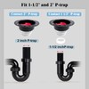 ZACCAS Freestanding Tub Drain Rough-in Kit, [Built to Last][Easy Installation]