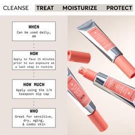 Naturium Naturium Dew-Glow Tinted Moisturizer SPF 50+ Deep, Daily Moisturizing Sunscreen & Face Primer Face Primer with Tint, Skin Protector with Dewy Finish, 1.7 oz