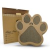 Paw-Shaped Cat Scratcher | Reversible Cardboard Kitten Scratcher | Kitten