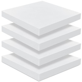 Frienda 4 Pack 2" x 24" x 24" Upholstery High Density Foam Cushion Seat Replacement Square Cut to Size Foam Couch for Commercial Dinning Chair Couches Benches Padding DIY Projects