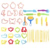 45 Piece Set Playdough Set, Playdough Accessories, Play Dough Tools,