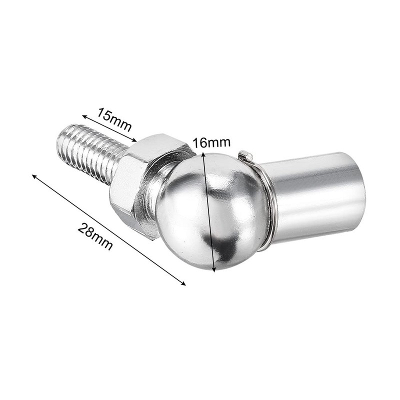 sourcing map Gas Spring End Fitting M6 Female Thread 6mm