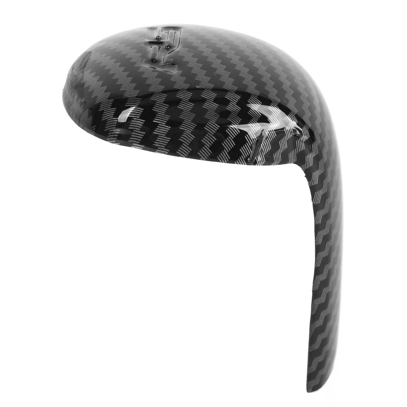 Gear Shift Knob Trim Carbon Fiber Grain Scratch Free Replacement