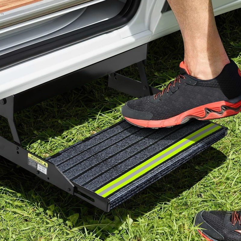 Pinyenr Motorhome Step Doormat, Motorhome Doormat for Step with Night
