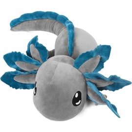 LKMYHY 30” Weighted Axolotl Stuffed Animals for Adults & Kids, 5lbs Large Weighted Axolotl Lap Animals Plush Gift for Valentine Birthday Holidays BirthdayBirthday Birthday