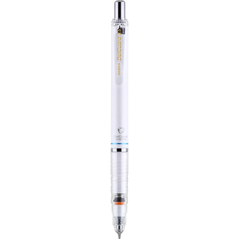 Zebra DelGuard Mechanical Pencil with Bonus Lead Refill, Fine Point,