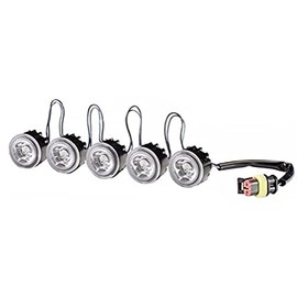 HELLA 2PT 177 696-711 LED-Daytime Running Light Set - LEDayFlex - 12/24V