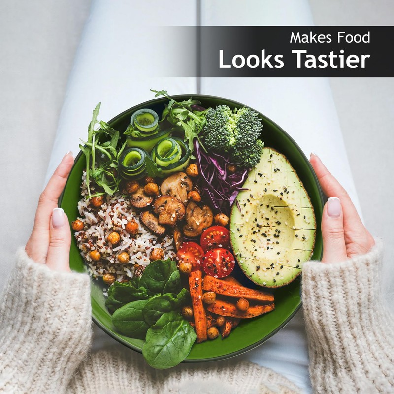 MIAMIO – 6 x Plate/Dinner Plate Set Stoneware Ceramic Tableware