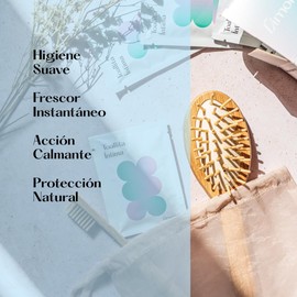 Limoncol Salviette intime monodose per l'igiene personale, pulizia delicata e fresca, senza risciacquo, con estratto di camomilla e olio di tea tree, senza parabeni, 50 pezzi