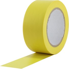 DollaTek 36 Yards General Purpose Vinyl Tape Color Coding Pack Floor Marking Tape - Yellow