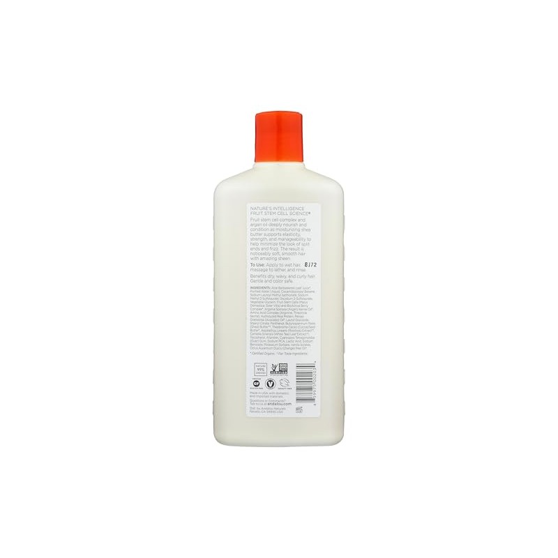 Andalou Naturals Argan Oil & Shea Moisture Rich Shampoo, 11.5