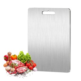 Titanium Cutting Board for Kitchen,Cutting Board Double Sided Food Grade for Meat Fruit & Vegetable (7.8 * 11.4IN)