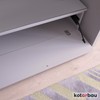 KOTARBAU Flap Fitting Bar Compartment Black 259 mm Construction Plastic
