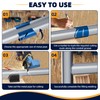 ZhouDaShu Pro Pipe Cutting Guide Kit, Metal Pipes Saddle Template