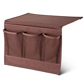 Bedside Pocket, Convenient Storage, Goods, Bedside Pocket, Remote Control, Small Items Organization (Brown)