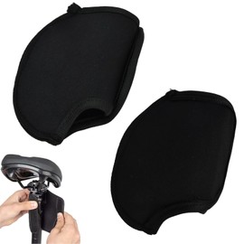 2 pieces seat post cover, protection for seat post, seat post spring-loaded protection, for nylon sleeve, spring-loaded protective cover as finger protection and protection against dust ingress