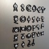 Unown Fridge Magnets - Shiny Unown and Custom Words -