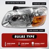 YOOCOO Headlight Assembly Compatible with 2007 2008 2009 Kia Spectra