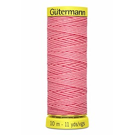 744557 2747 Pink Gutermann Elastic Thread Thread 10mtr