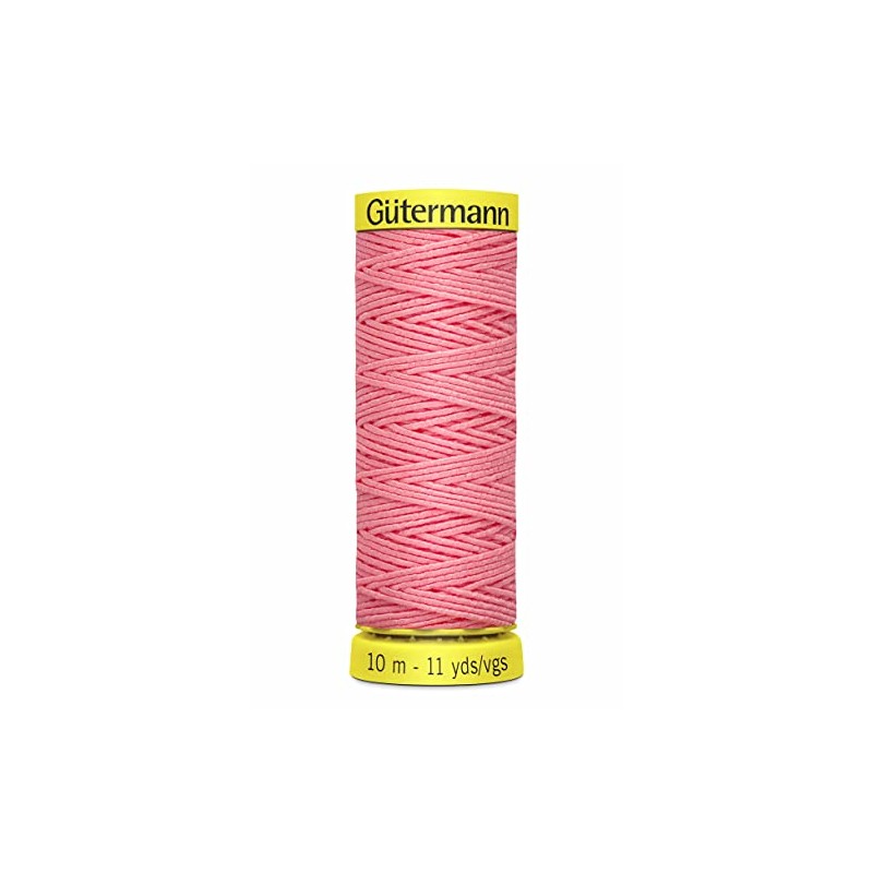 744557 2747 Pink Gutermann Elastic Thread Thread 10mtr