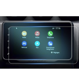 CDEFG Kompatibel mit Renault Dacia Duster 2022 2023 2024 Navigation Schutzfolie, 4H Kratzfest 8 Zoll GPS Transparent Displayschutzfolie Auto Navi Folie Zubehör (2 Stück)