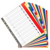 Exacompta - Ref 90E - PP Printed Indices - For
