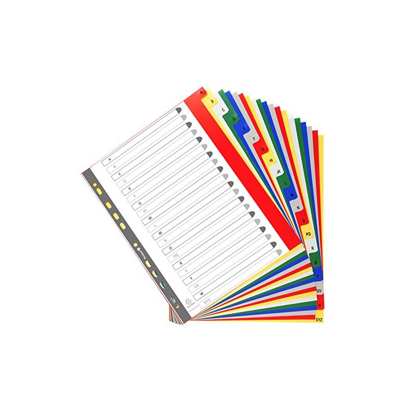 Exacompta - Ref 90E - PP Printed Indices - For