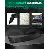 SCITOO Black ABS Rear Trunk Spoiler Wing 108.5 Inch Replacement