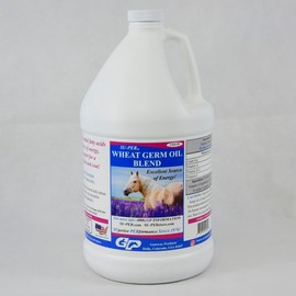 SU-PER Wheat Germ Oil Blend for Horses - Supports Energy, Endurance, Stamina, Healthy Skin and Coat - Essential Fatty Acids, Vitamins and Minerals - 1 Gallon, 4 Month Supply