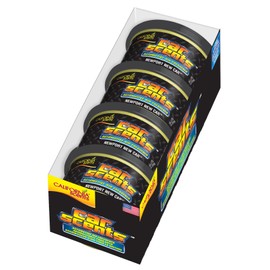 California Scents CCS-422TR Air Freshener, New Car Car Scents (Pack of 4) Long Lasting Refreshing Fragrance, Environmentally Friendly, Light Weight Organic Product Recyclable, Adjustable Vented Lid